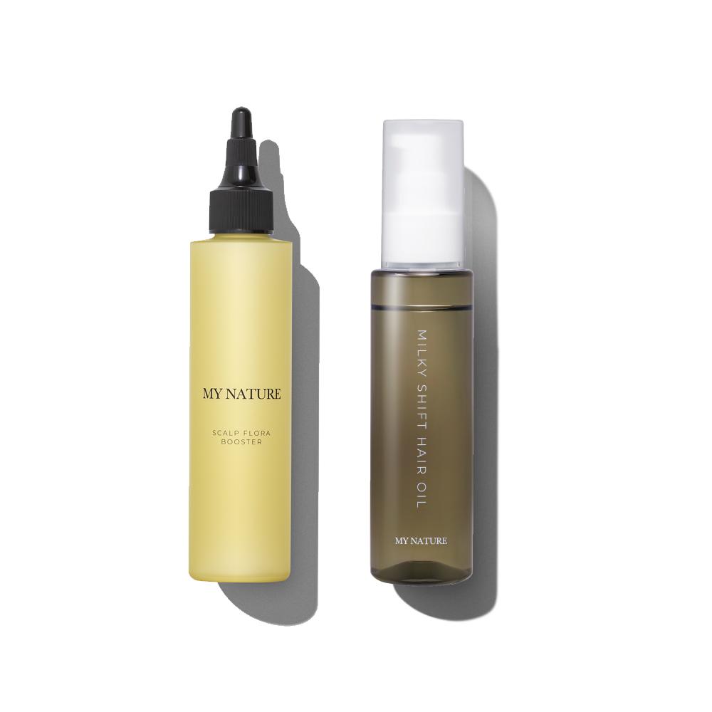 スカルプフローラブースター&ミルキーシフト ヘアオイル〈通常〉  2点セット ※送料当社負担