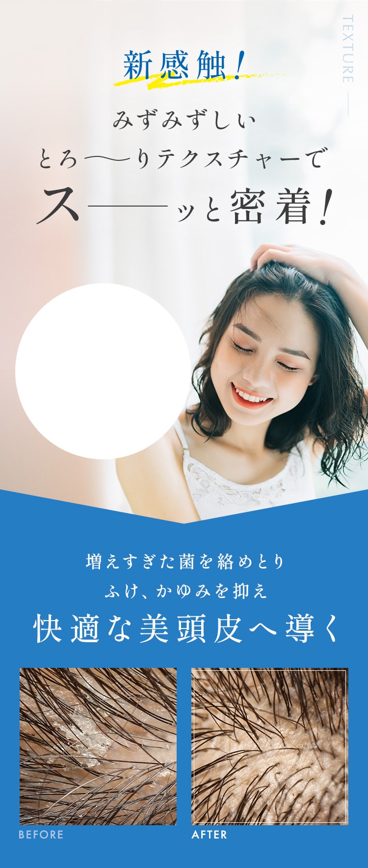 新感触!みずみずしいとろ〜りテクスチャ