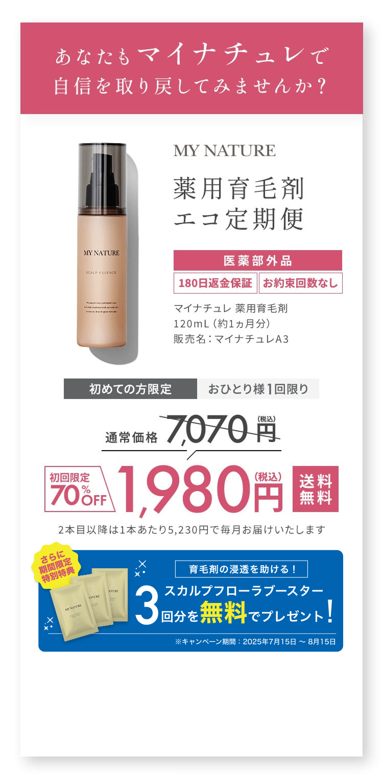 薬用育毛剤エコ定期便