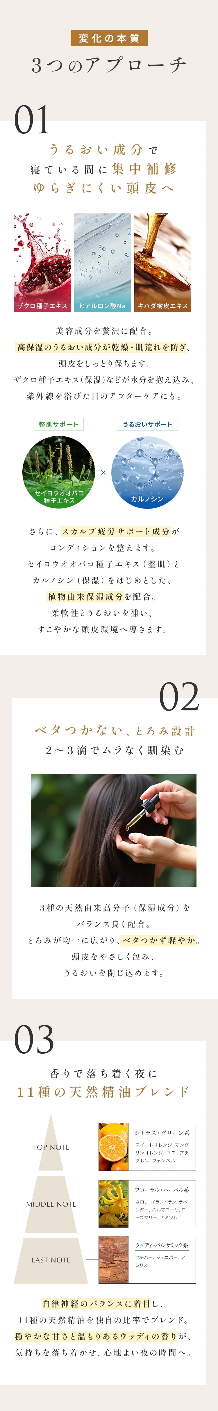 3つのアプローチ