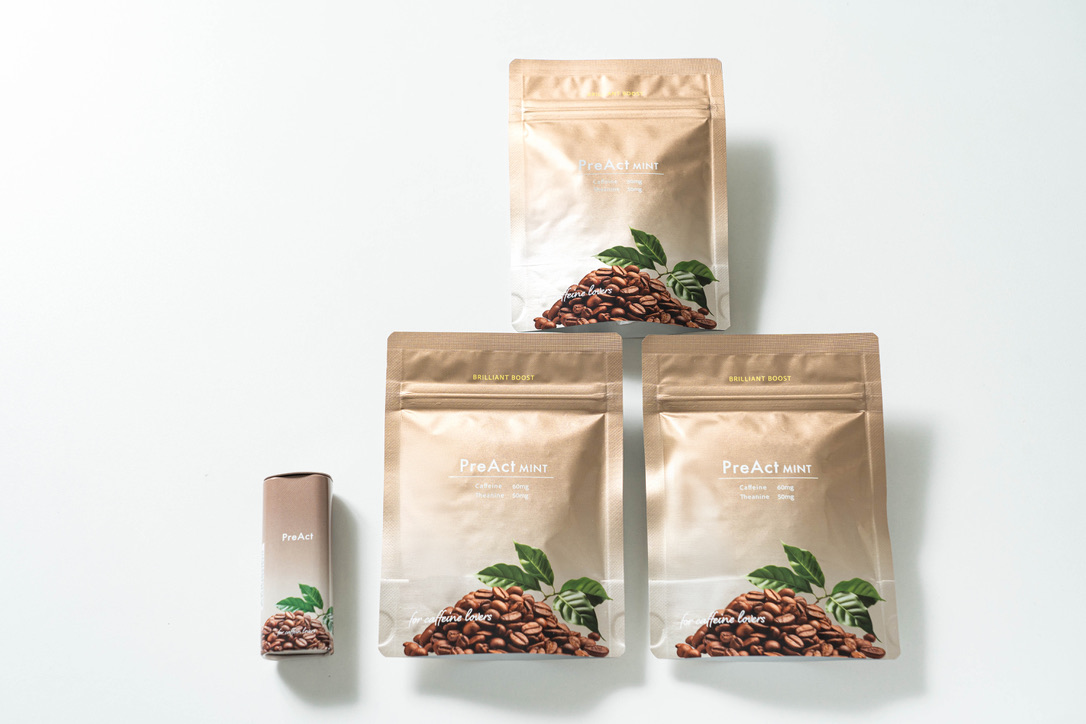 【3個セット定期】PreAct_Mint_Cafe<br/><送料無料><専用ケース付>