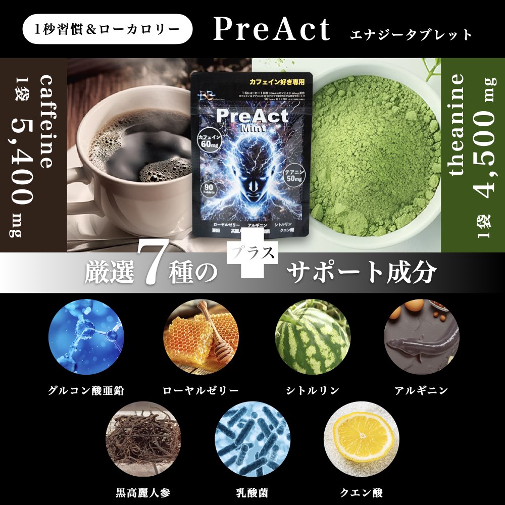 5_PreAct_Mint_Sample「5個セット」送料無料