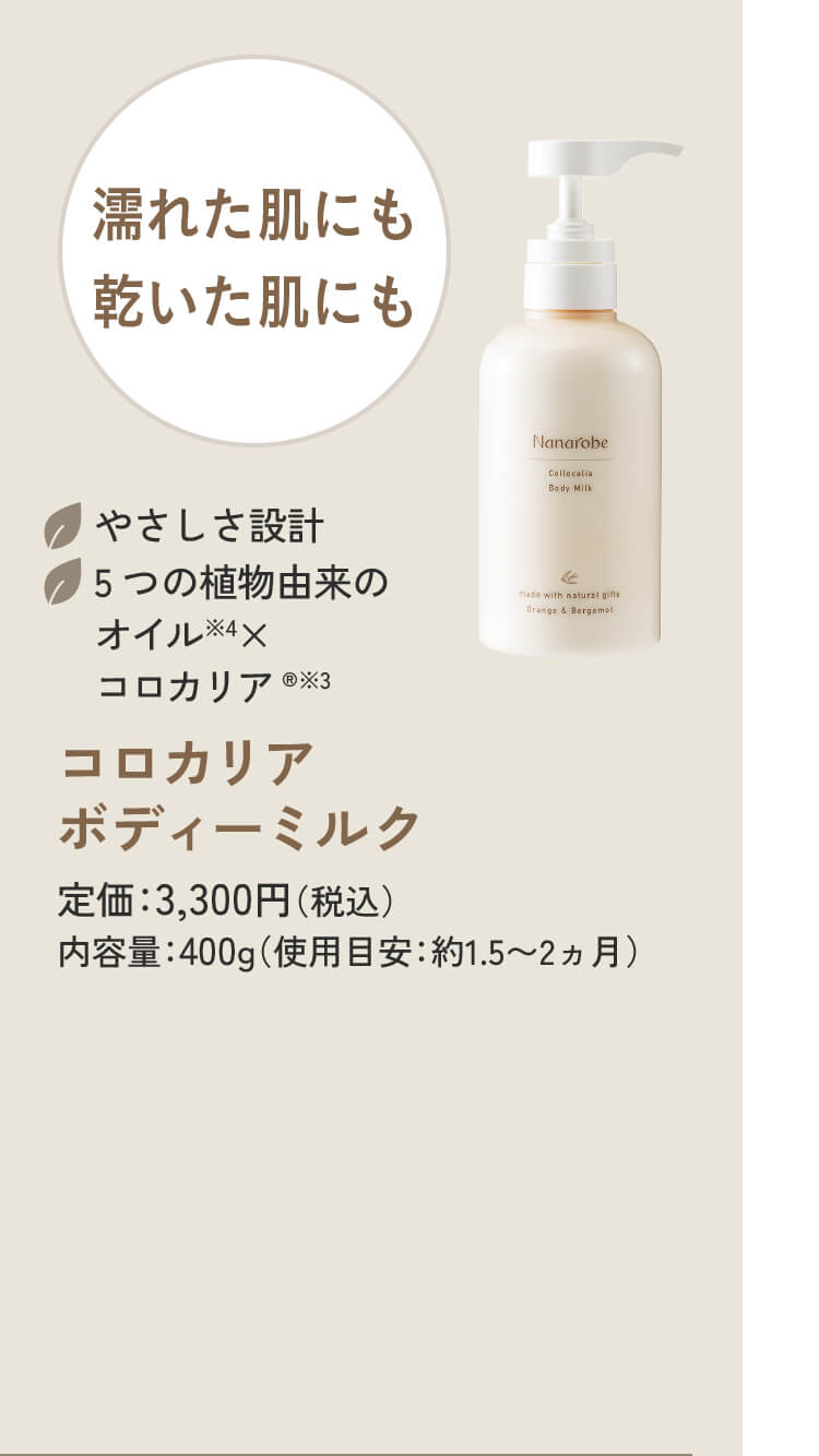 コロカリア ボディーミルク
