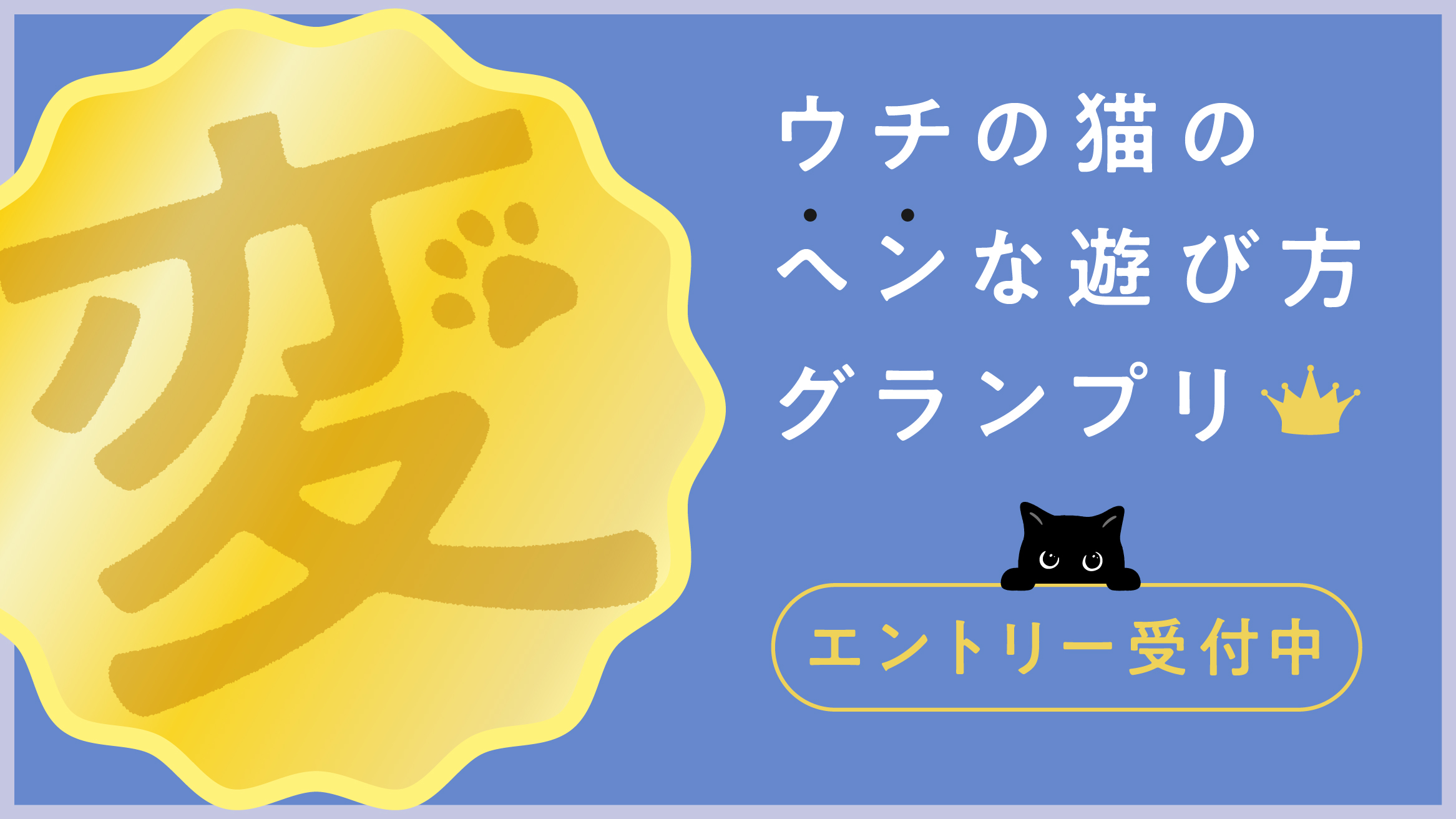 【猫壱主催】ウチの猫のヘンな遊び方グランプリ＜Instagram＞