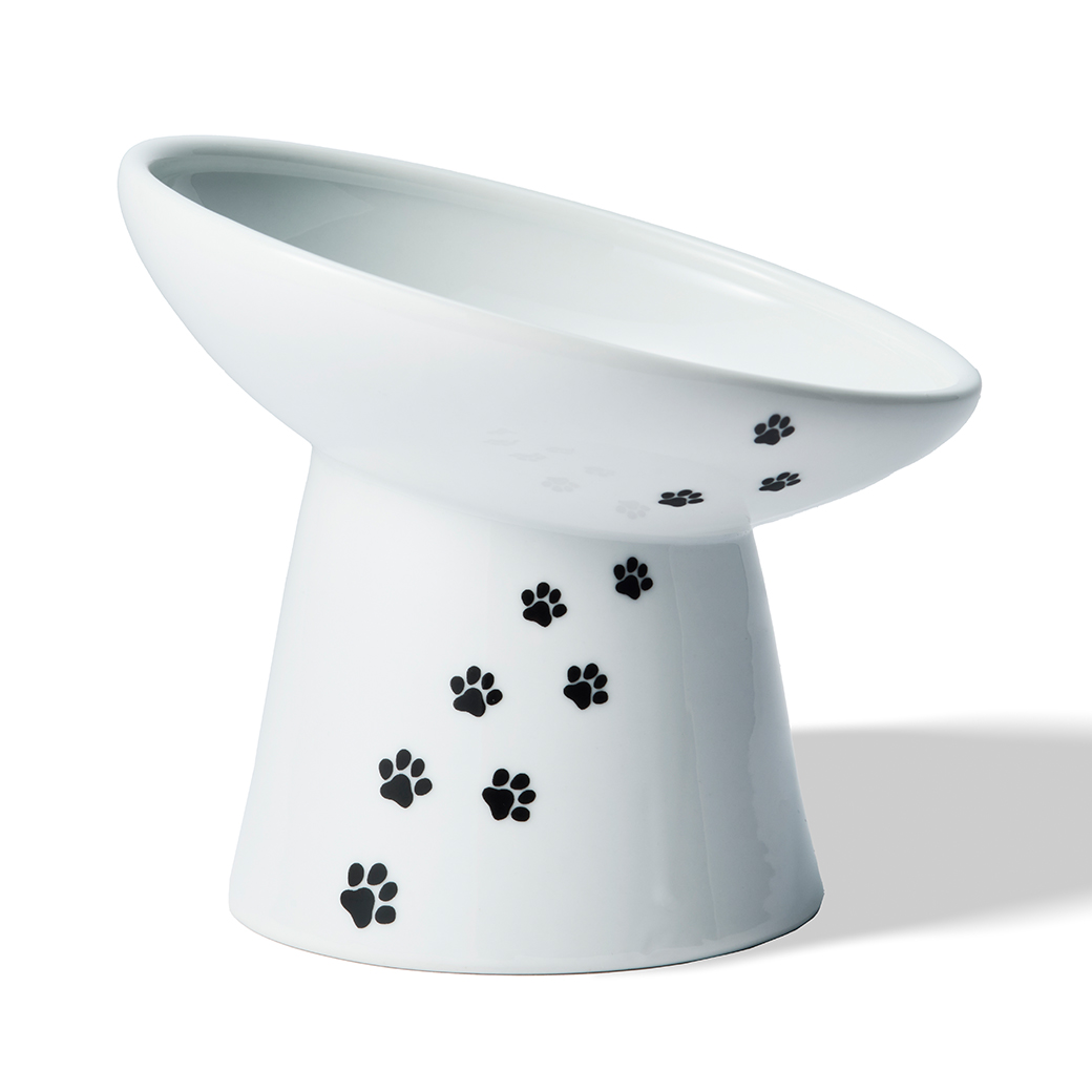 脚付フードボウルにゃにゃめ ハイタイプ