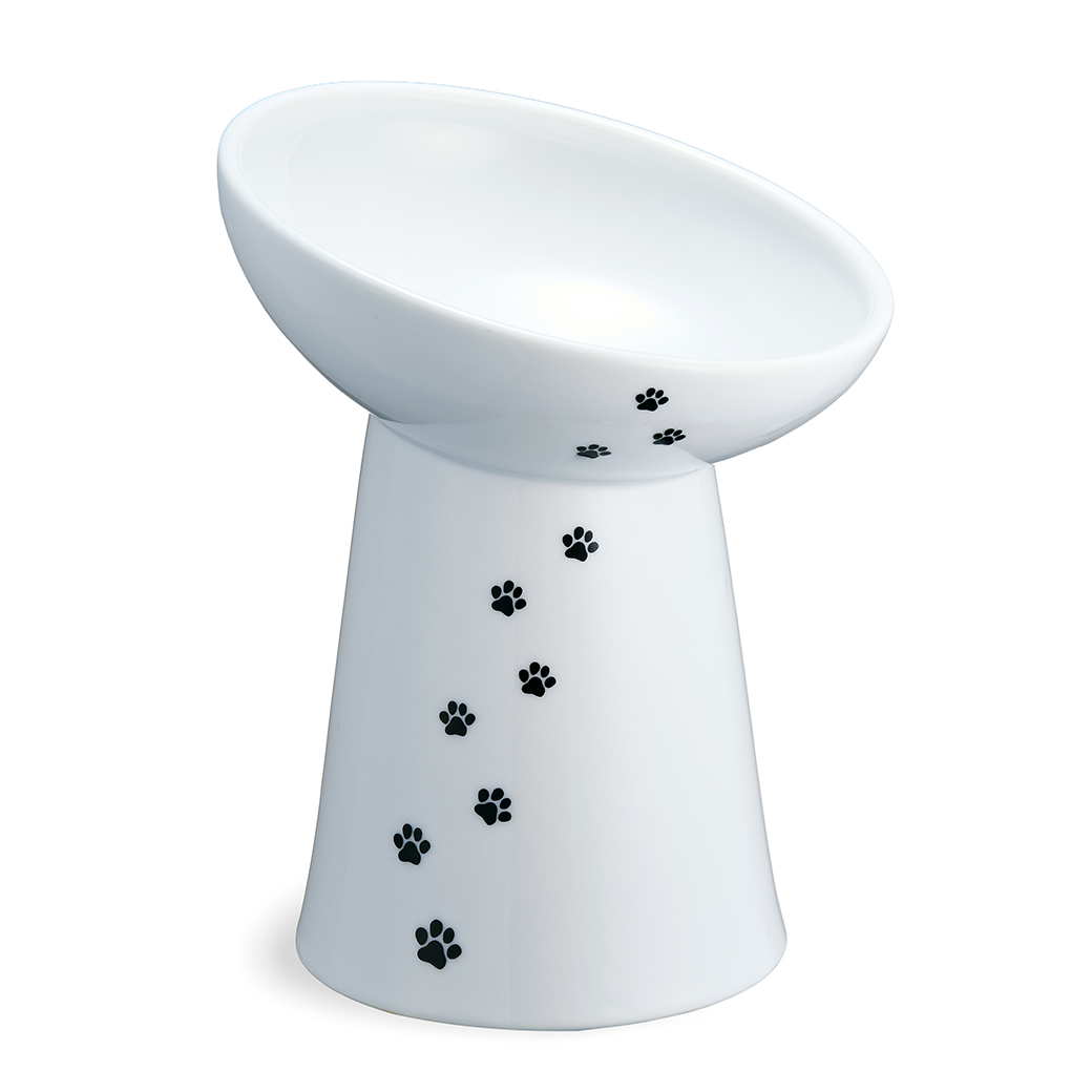 脚付フードボウルにゃにゃめ トール｜猫壱公式オンラインストア