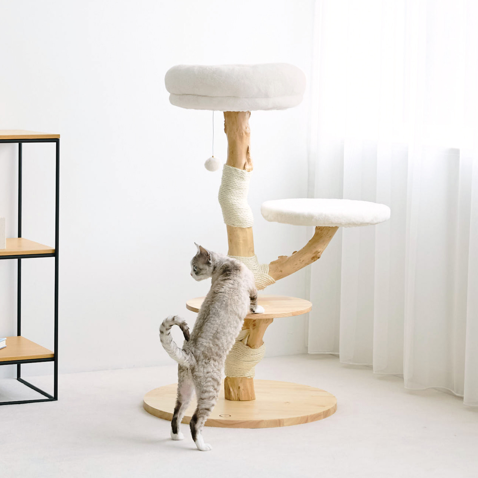 ナチュラルキャットタワー こもれびの木 3STEP