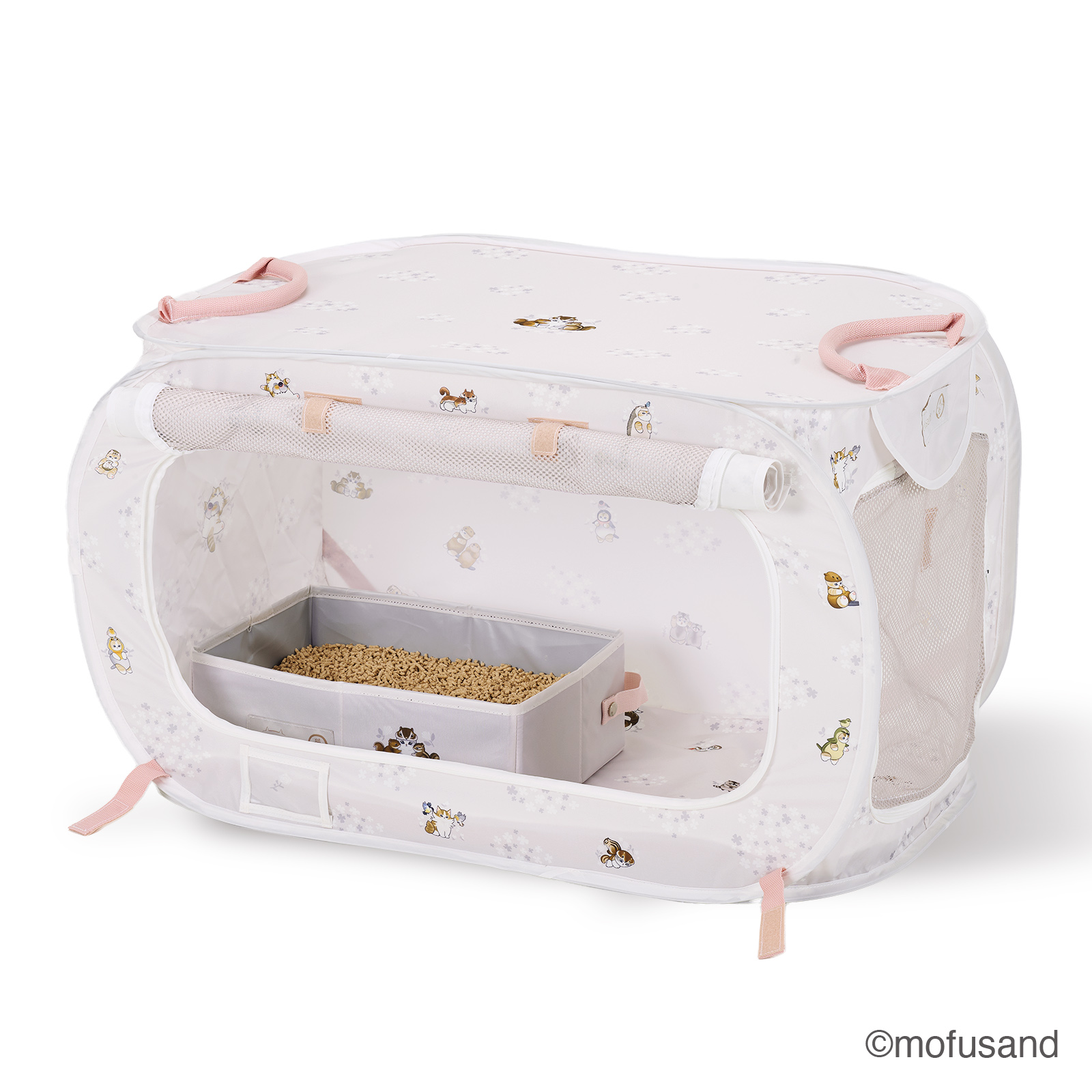 【mofusand】ポータブルケージとトイレのセット