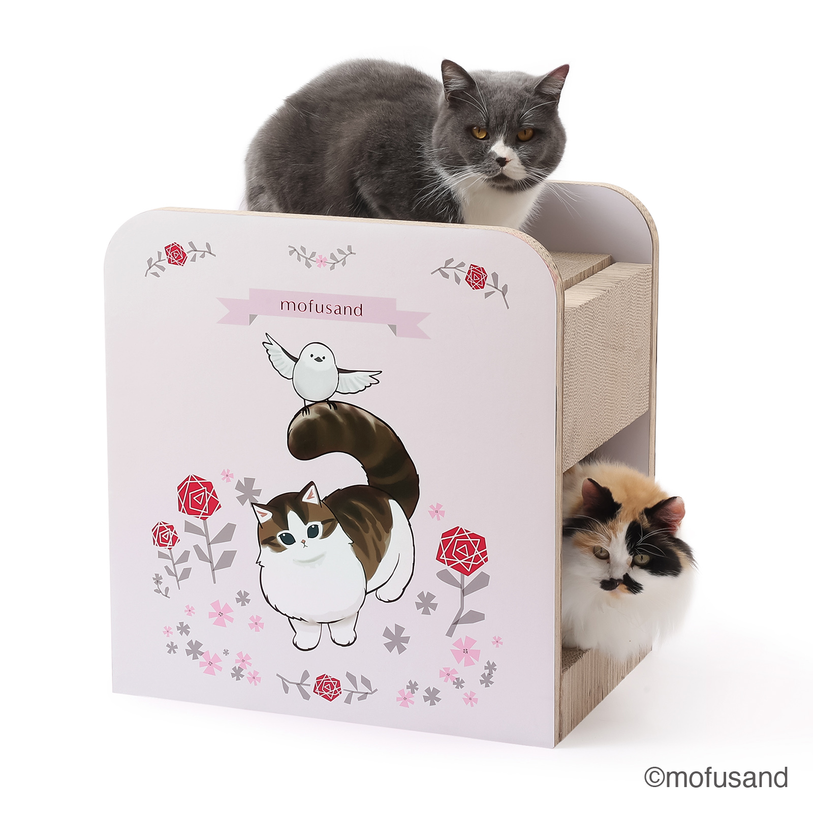 【mofusand】バリバリダイカット（猫の隠れ家）