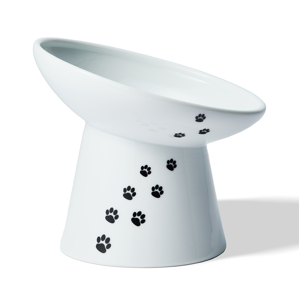 犬用 脚付フードボウル 斜めタイプ