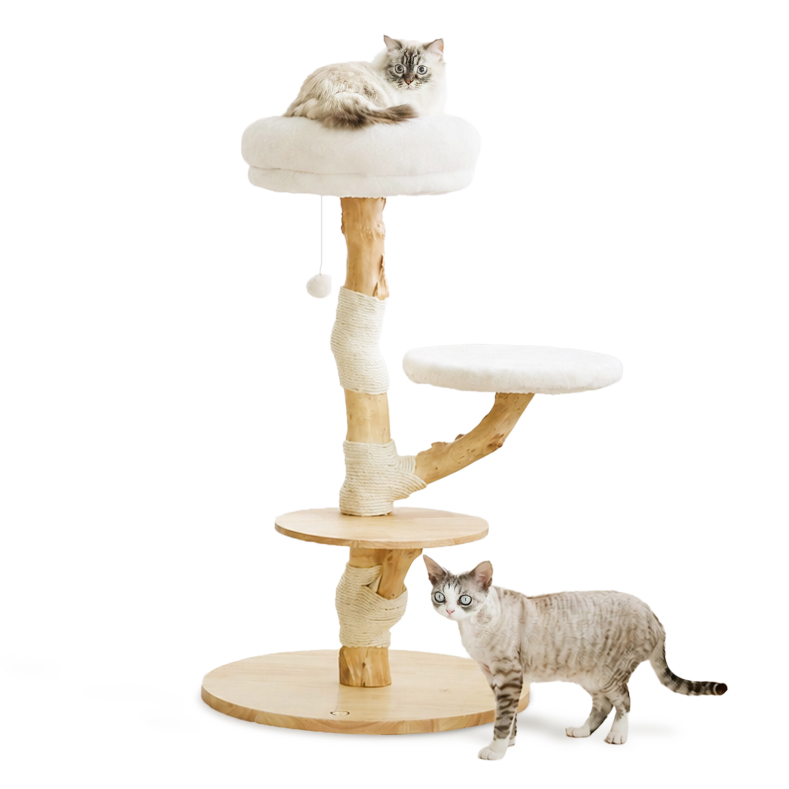 ナチュラルキャットタワー こもれびの木 3STEP