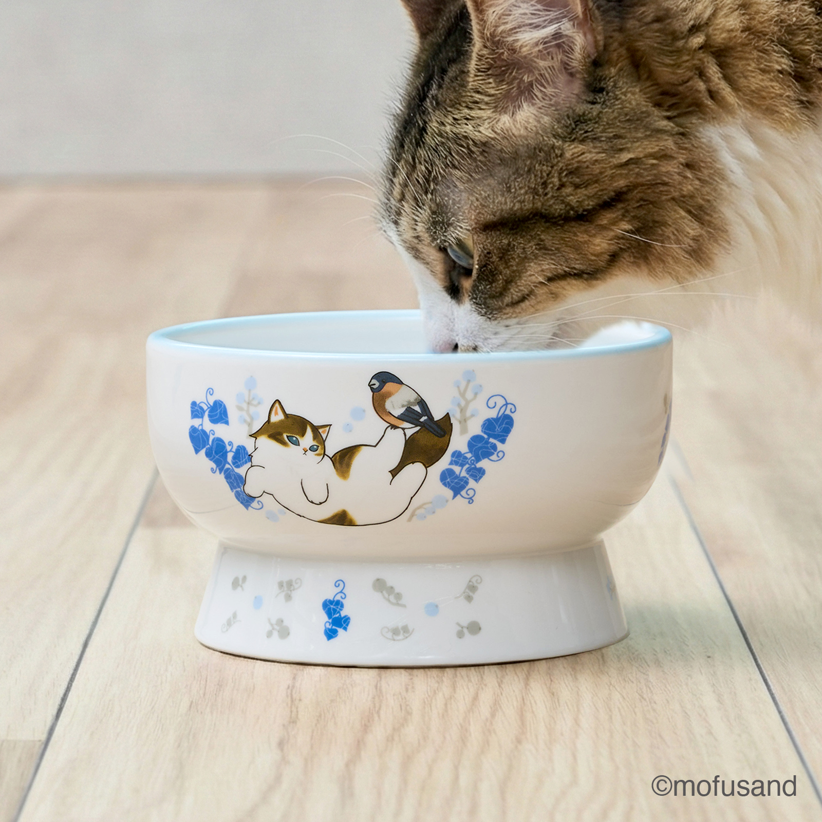 【mofusand】脚付ウォーターボウル レギュラー