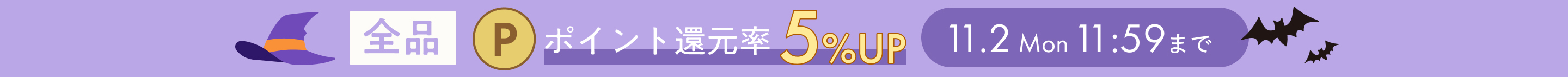 ポイント5%還元