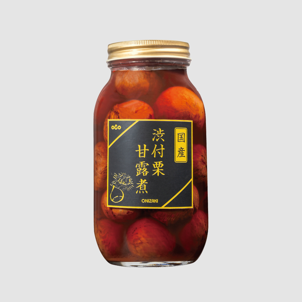 渋付栗甘露煮 大瓶