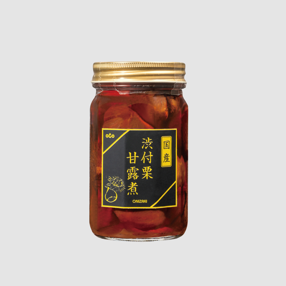 渋付栗甘露煮 小瓶