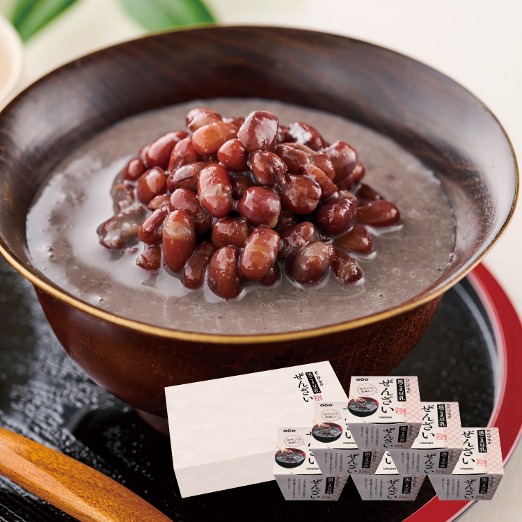 黒ごま豆乳ぜんざい