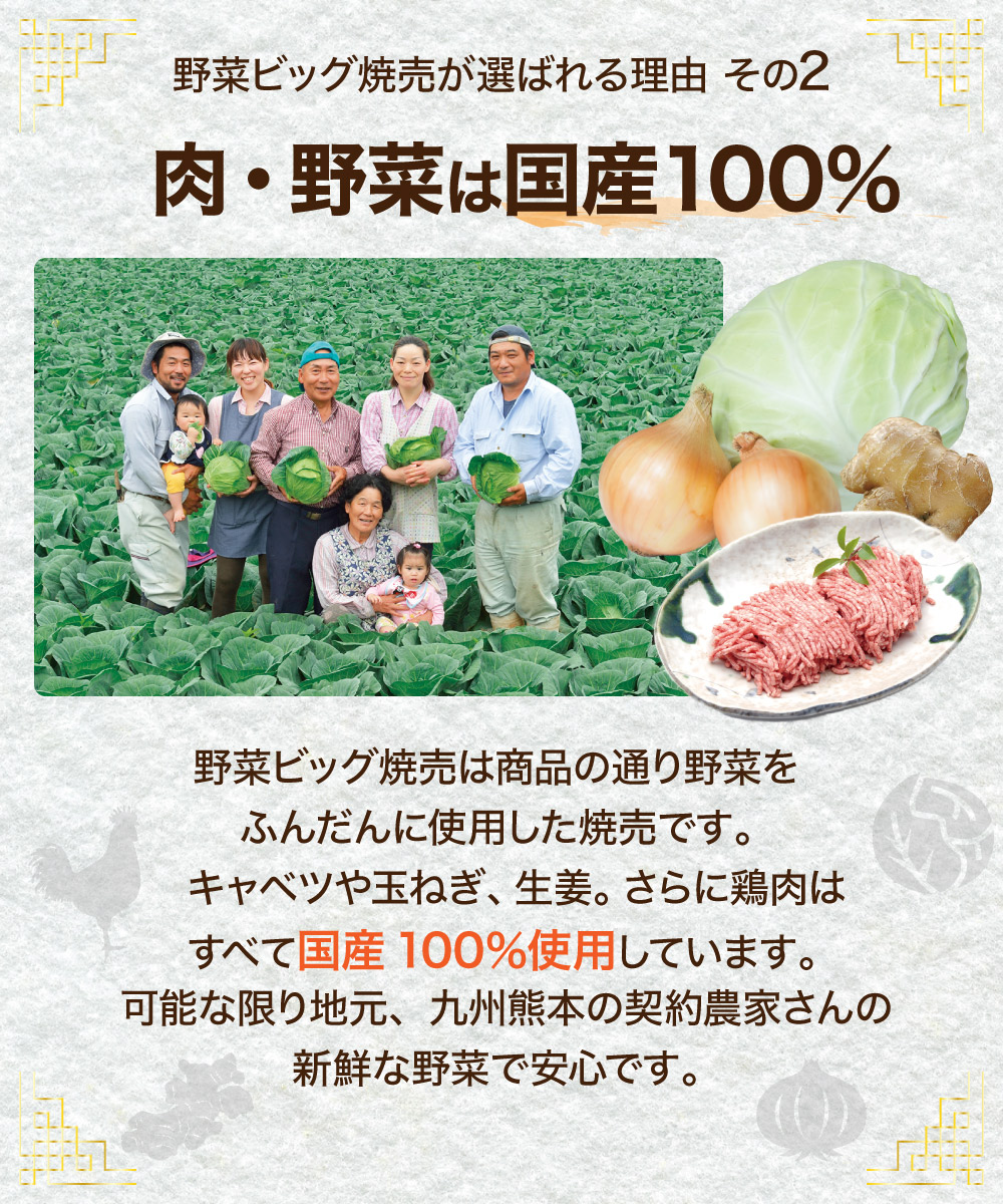 【1割引】野菜ビッグ焼売 8個（1個28g）