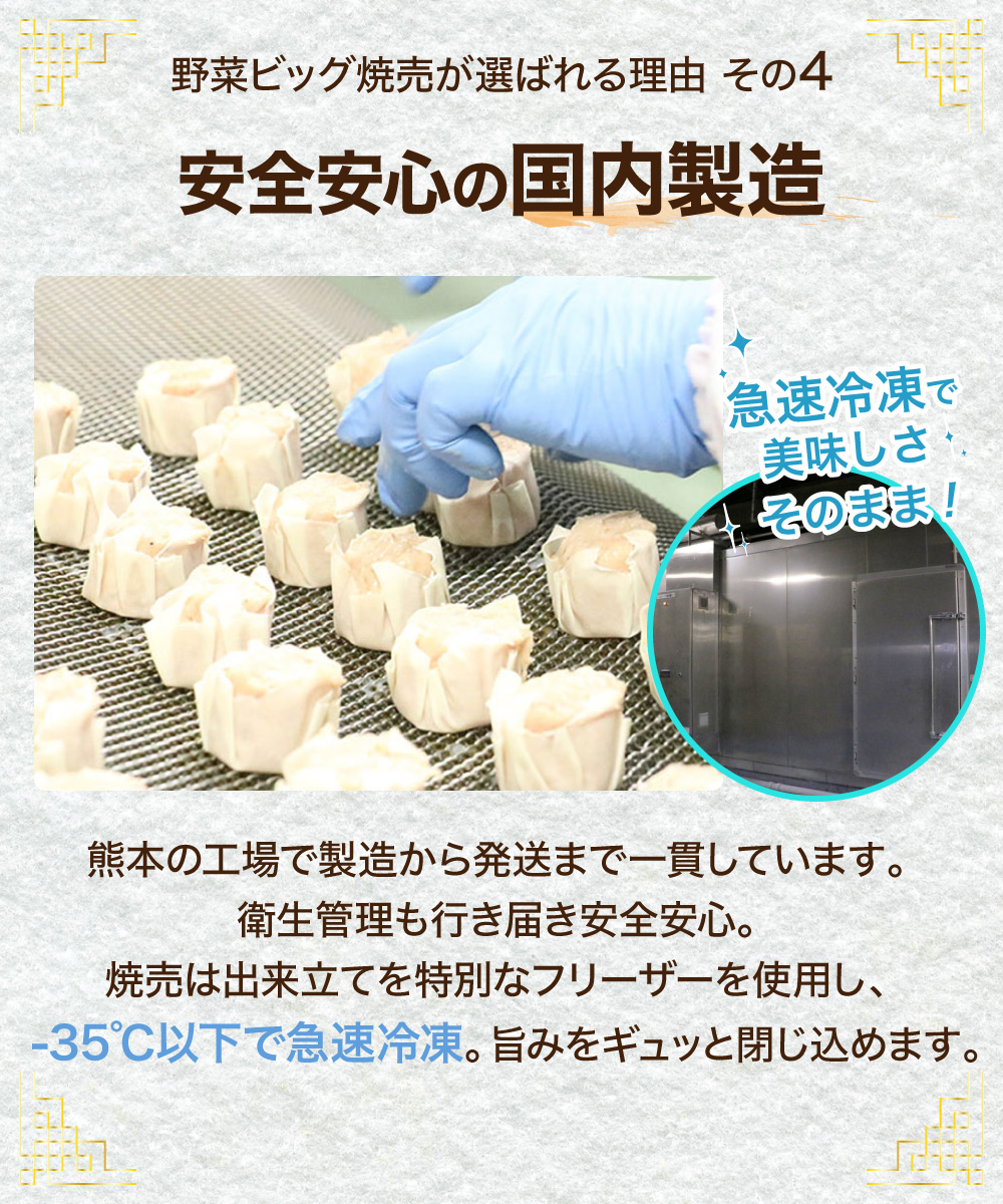 【1割引】野菜ビッグ焼売 8個（1個28g）