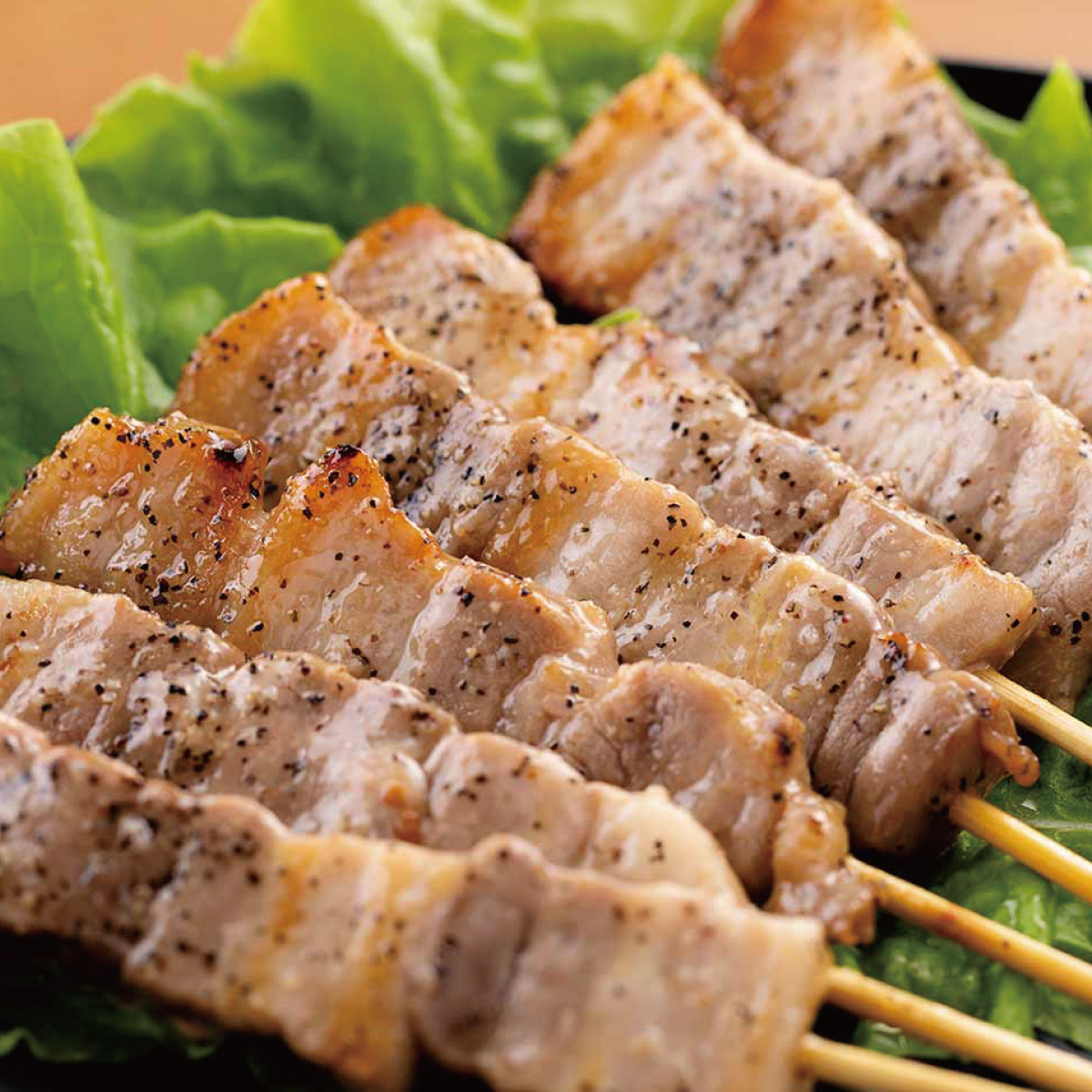 九州産豚バラ串（塩ダレ）８本
