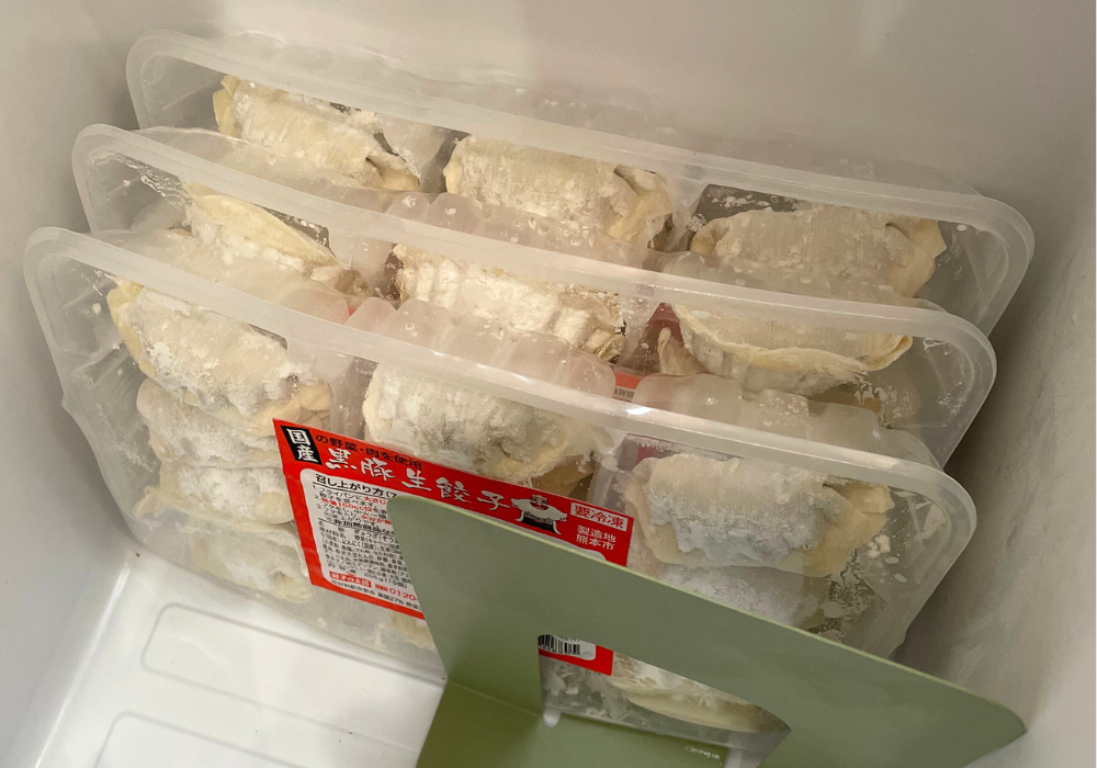 餃子の収納写真