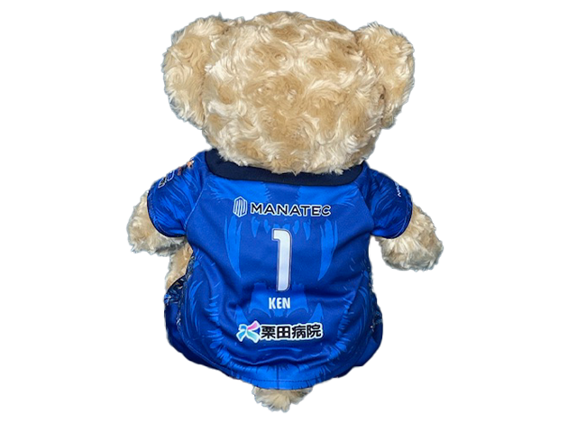 【受注販売】25TOPユニフォーム着用ぬいぐるみベア ポジション: GK, 25TOP選手: 【1】田尻　健（KEN）