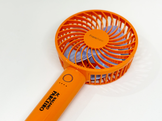 Francfrancコラボハンディファン カラー: オレンジ