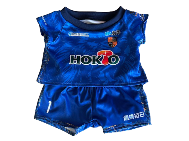 【受注販売】25TOPぬいぐるみベア用ユニフォーム ポジション: GK, 25TOP選手: 【1】田尻　健（KEN）