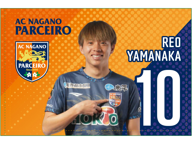 【受注販売】百年構想リーグTOPプレイヤーズLフラッグ 選手名: 【10】山中　麗央（REO)