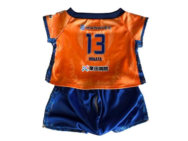 【受注販売】25TOPぬいぐるみベア用ユニフォーム ポジション: GK, 25TOP選手: 【1】田尻　健（KEN）