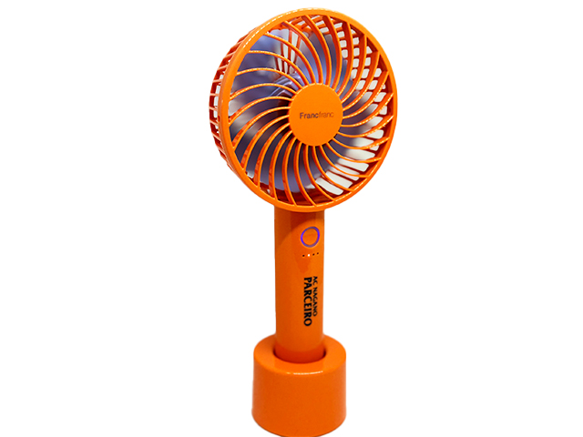 Francfrancコラボハンディファン カラー: オレンジ
