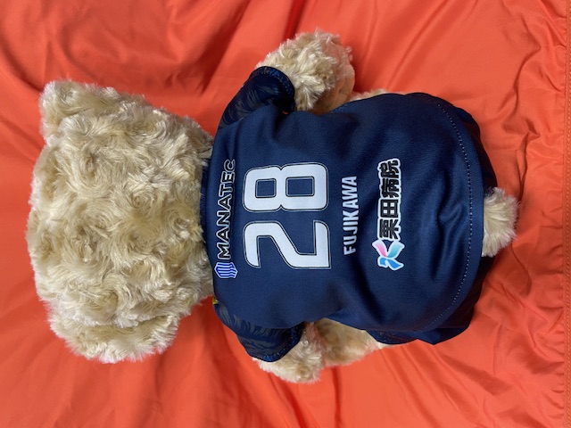 【受注販売】百年構想リーグユニ着用ぬいぐるみベア ポジション: FP1st, 選手名: 【2】酒井　崇一（SAKAI）