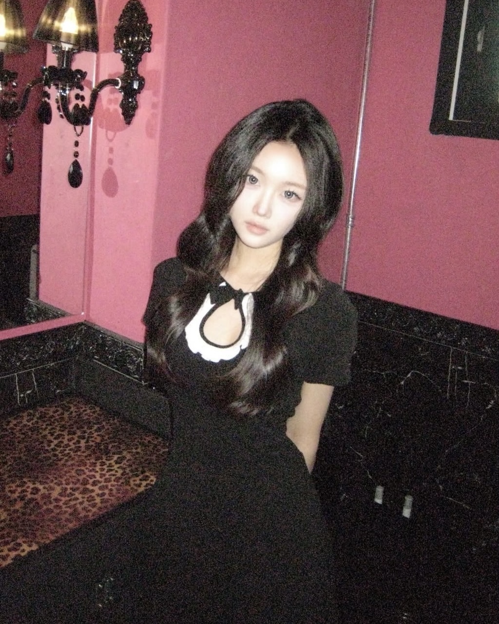 OPEN RIBBON DRESS/着用サイズS