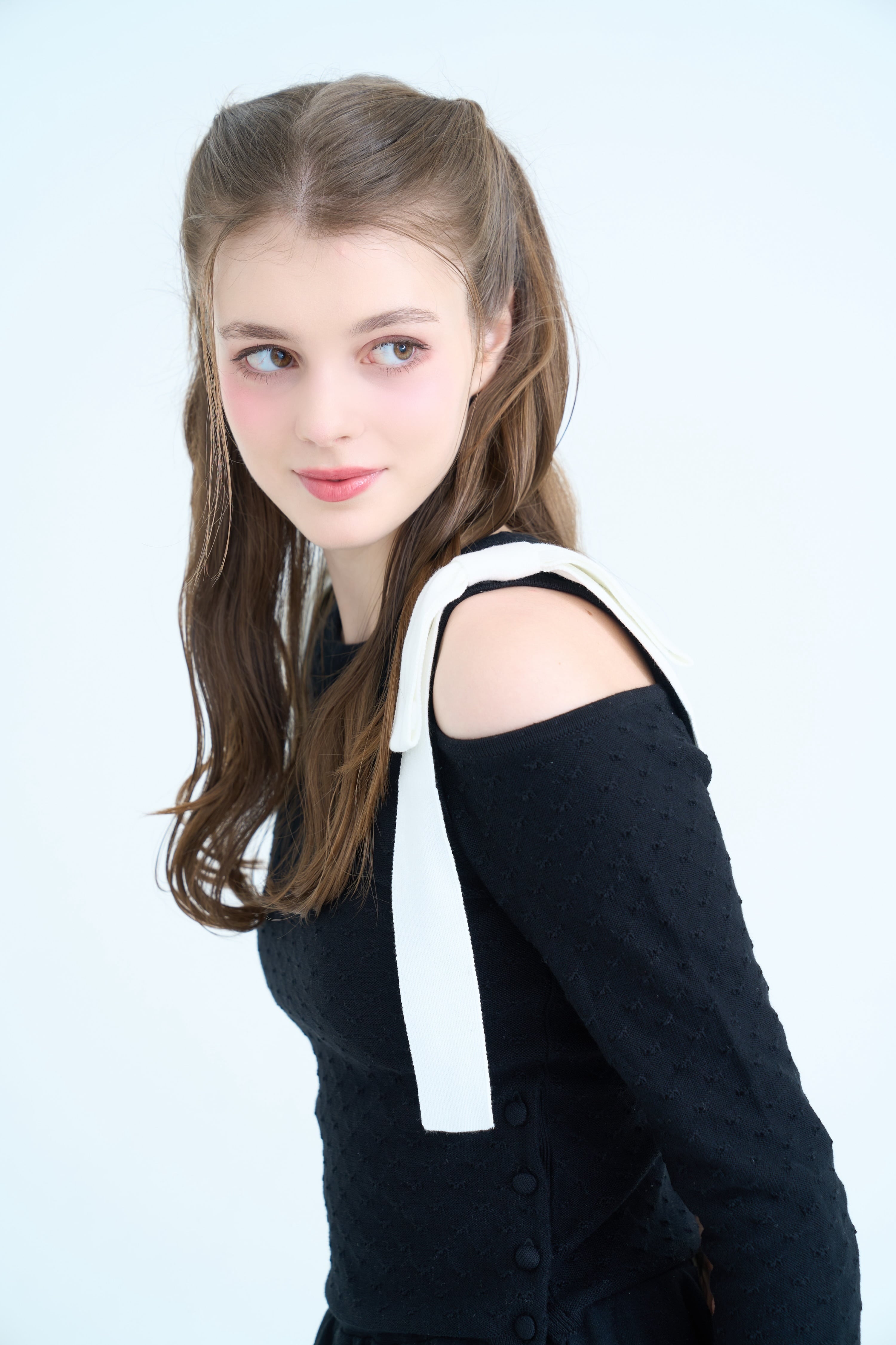 SHOULDER RIBBON KNIT