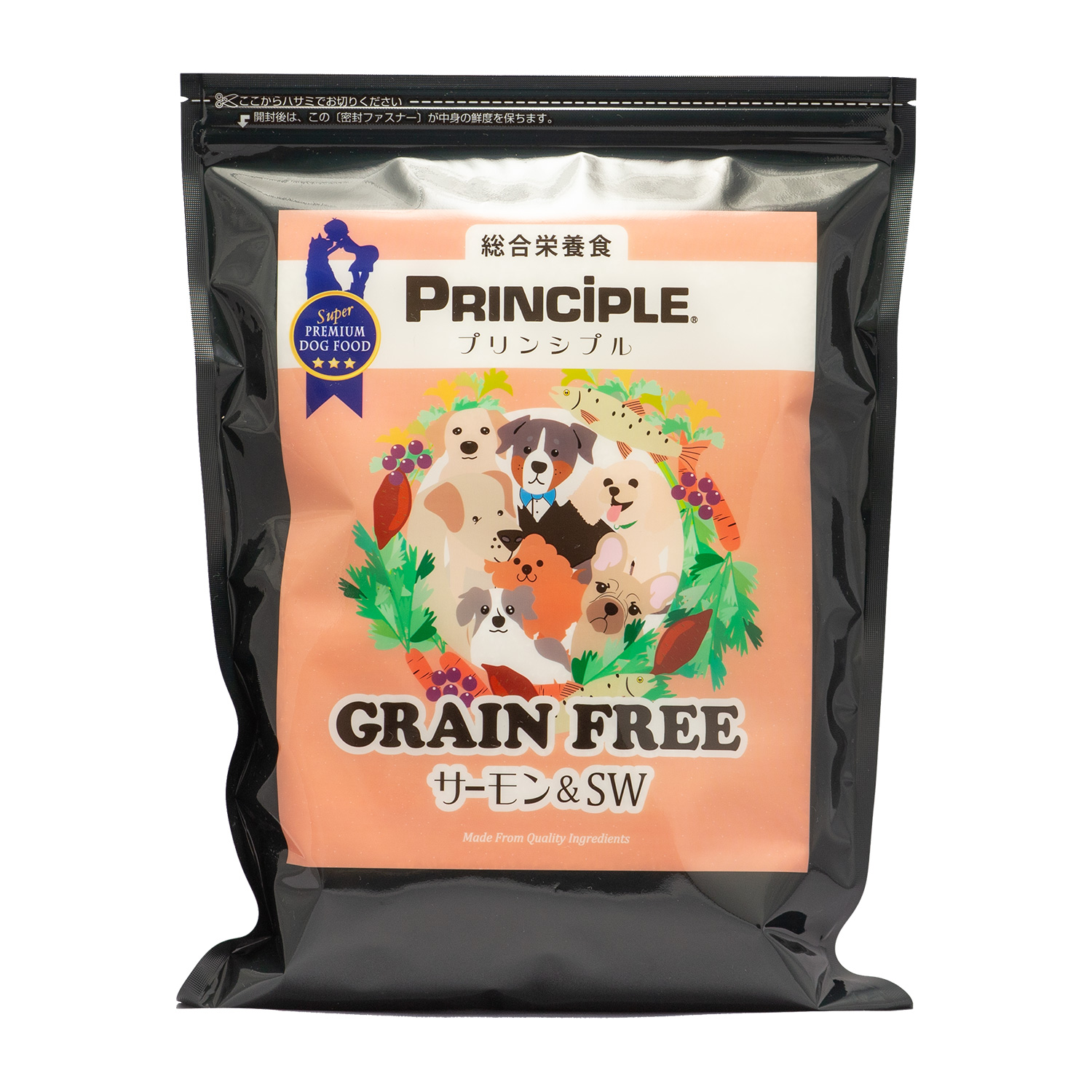 プリンシプル　グレインフリーサーモン＆ＳＷ 内容量: 800ｇ