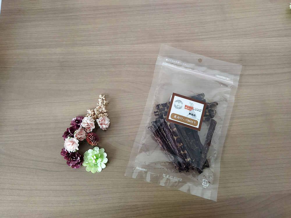 ピュアラックス　【無添加】鹿肉スティック細切り　50g