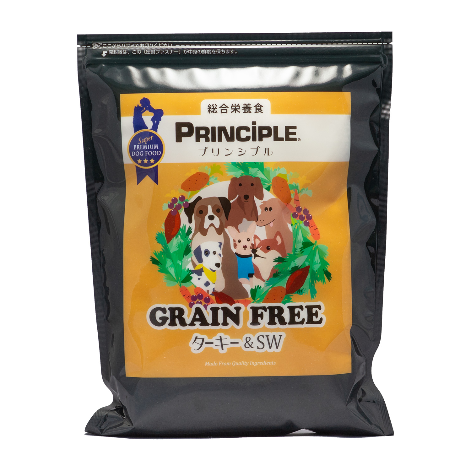 プリンシプル　グレインフリーターキー＆ＳＷ 内容量: 800ｇ