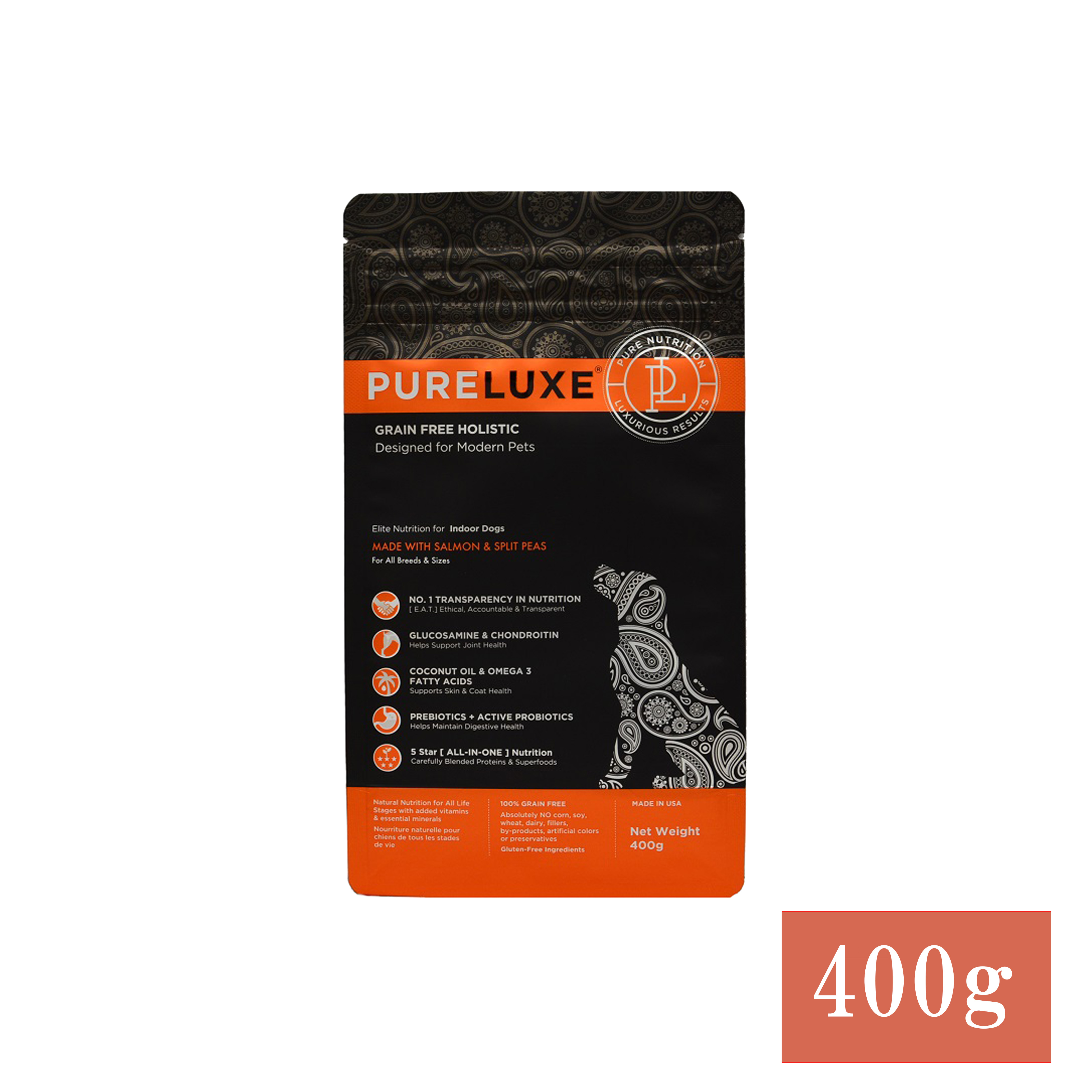 【定期便】サーモンドッグ　400g×6個（5％OFF）、12個（10％OFF）、18個（20％OFF） セット内容: 400ｇ×6個セット（5％OFF)