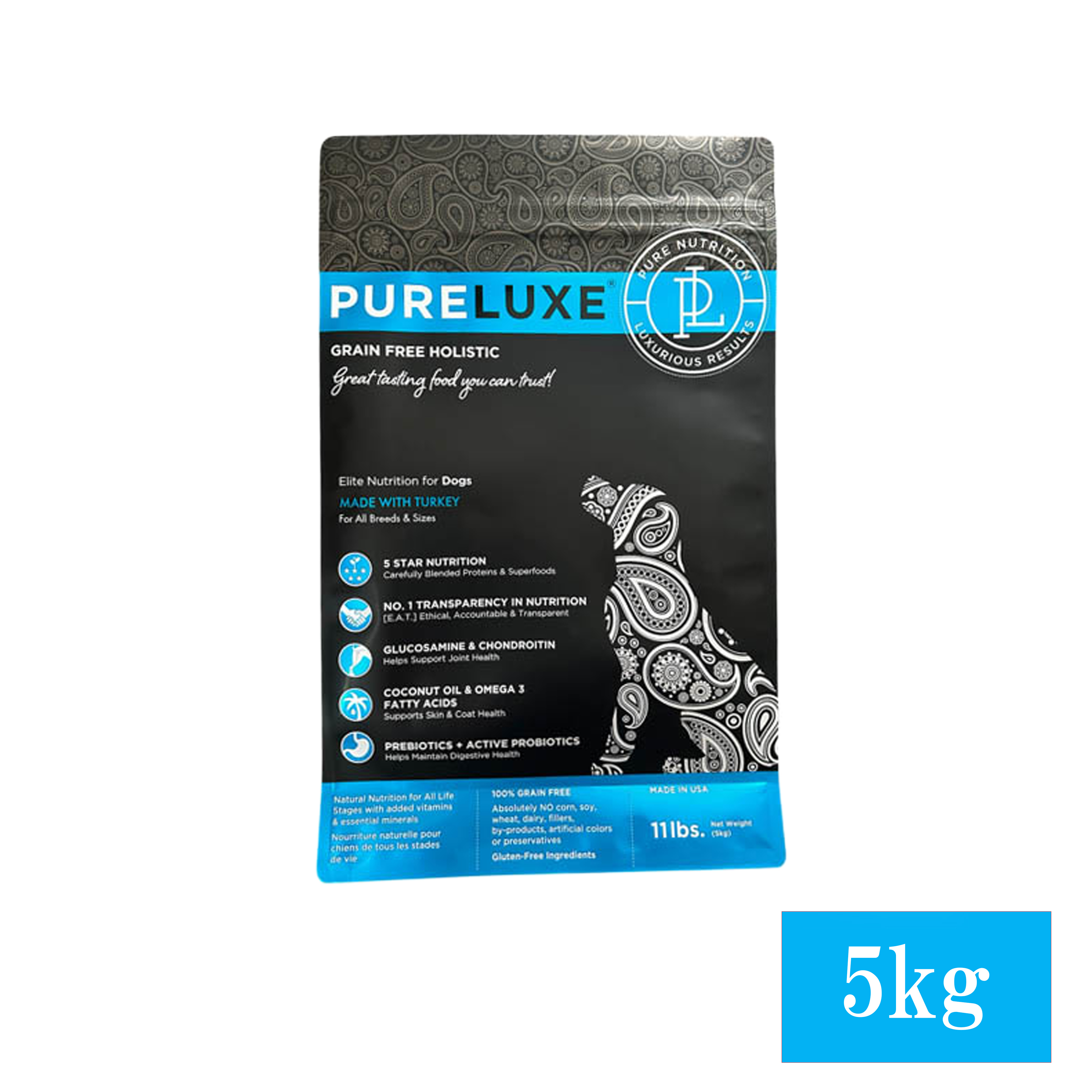 【定期便】ターキードッグ　５kg　（20％OFF） 個数: 5ｋｇ×1個（定期便割引20％OFF)