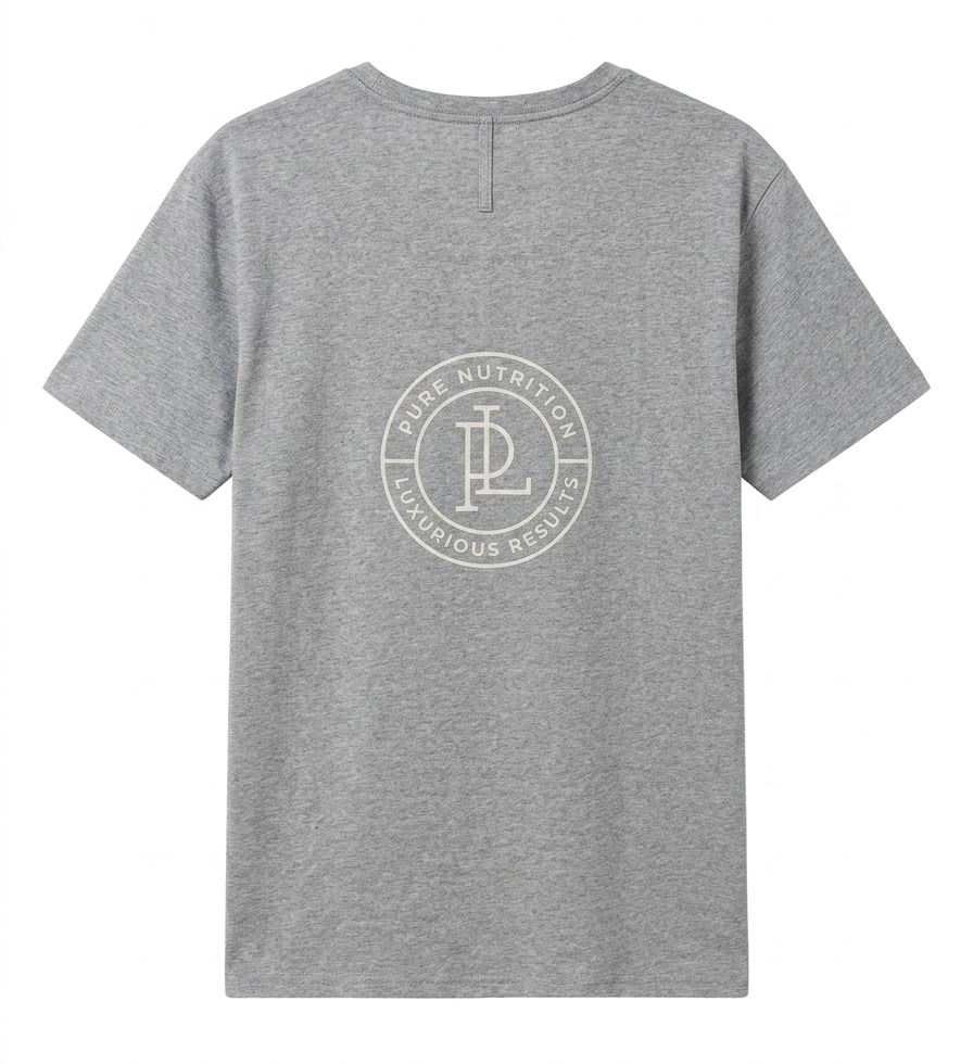オリジナルTシャツ【PURELUXE】前後ロゴ有り サイズ: ネイビー　M
