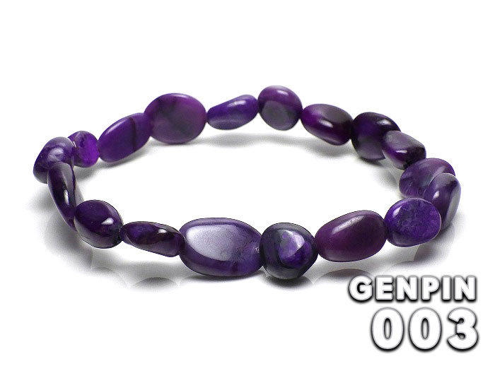 【卸】ブレスレット タンブル型 スギライトSAup 現品No.LB008