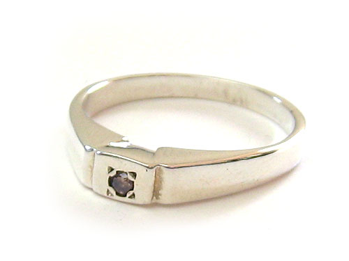 【卸】SV925 リング ダイヤモンド付 TYPE9