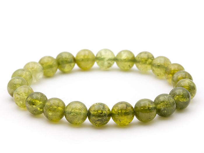 【卸】ブレスレット グリーンガーネットAA