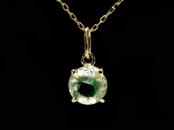 【卸】ペンダントトップ K18PT ラウンドカット メキシコ産 ハイアライトオパール［送料別/クーポン除外品］