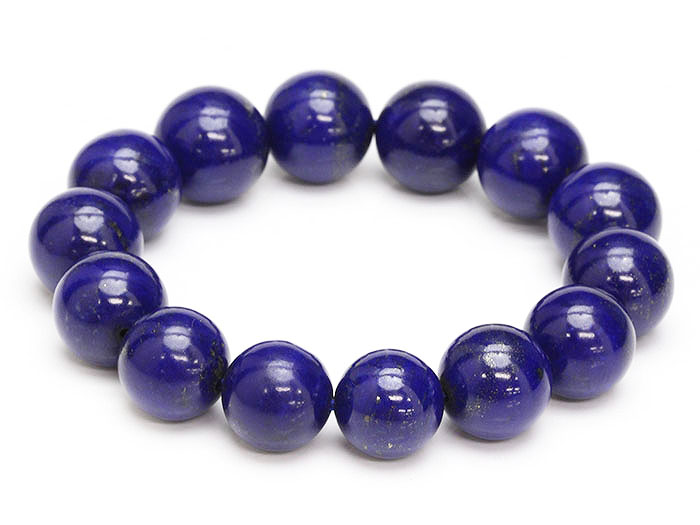 【卸】ブレスレット グラデーションサイズ ラピスラズリSA（現品No.LZ002） 12mm〜15mm