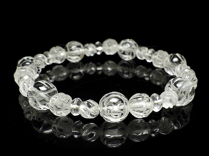 【卸】◆新春特価◆デザインブレスレット 水晶 開運！七福神 TYPE2［送料別/クーポン除外品］