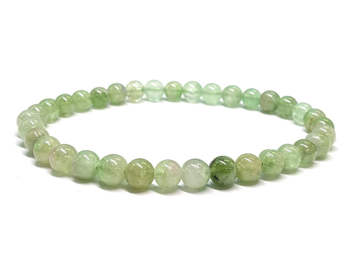 【卸】ブレスレット ツァボライトAAライトカラー 5mm前後