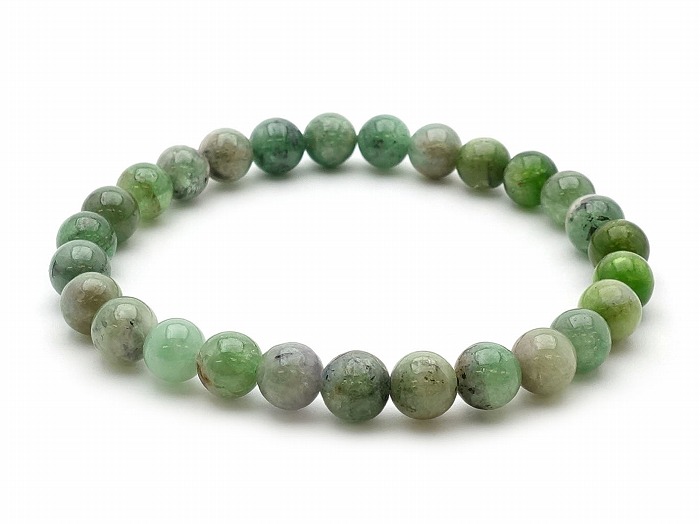 【卸】ブレスレット ツァボライトAB 6mm