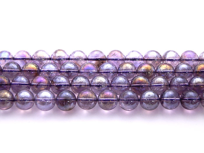 【卸】1連 アメジストオーラ 10mm 限定品