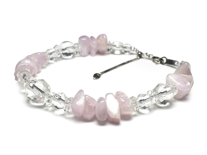 【卸】SV925ブレスレット NEW!!デザイン クンツァイト