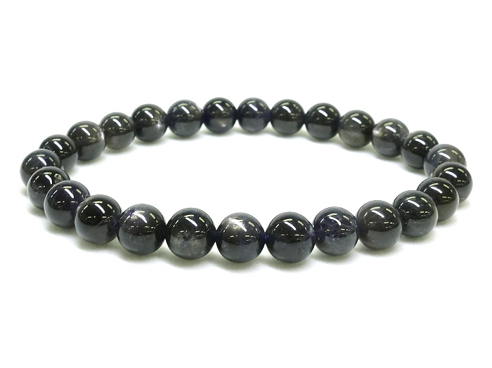 【卸】ブレスレット ブラックスターアイオライトAA